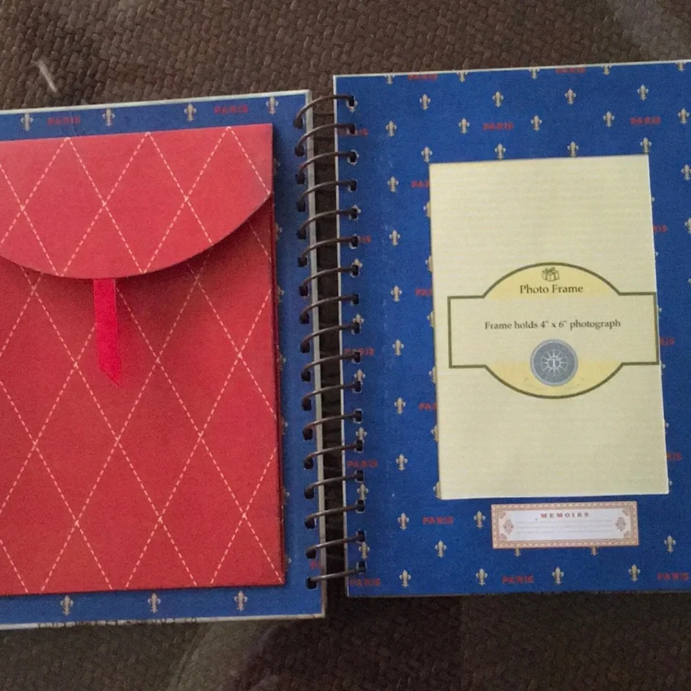 Paris Themed Memory Photo Journal ($5 when bundled with something else)